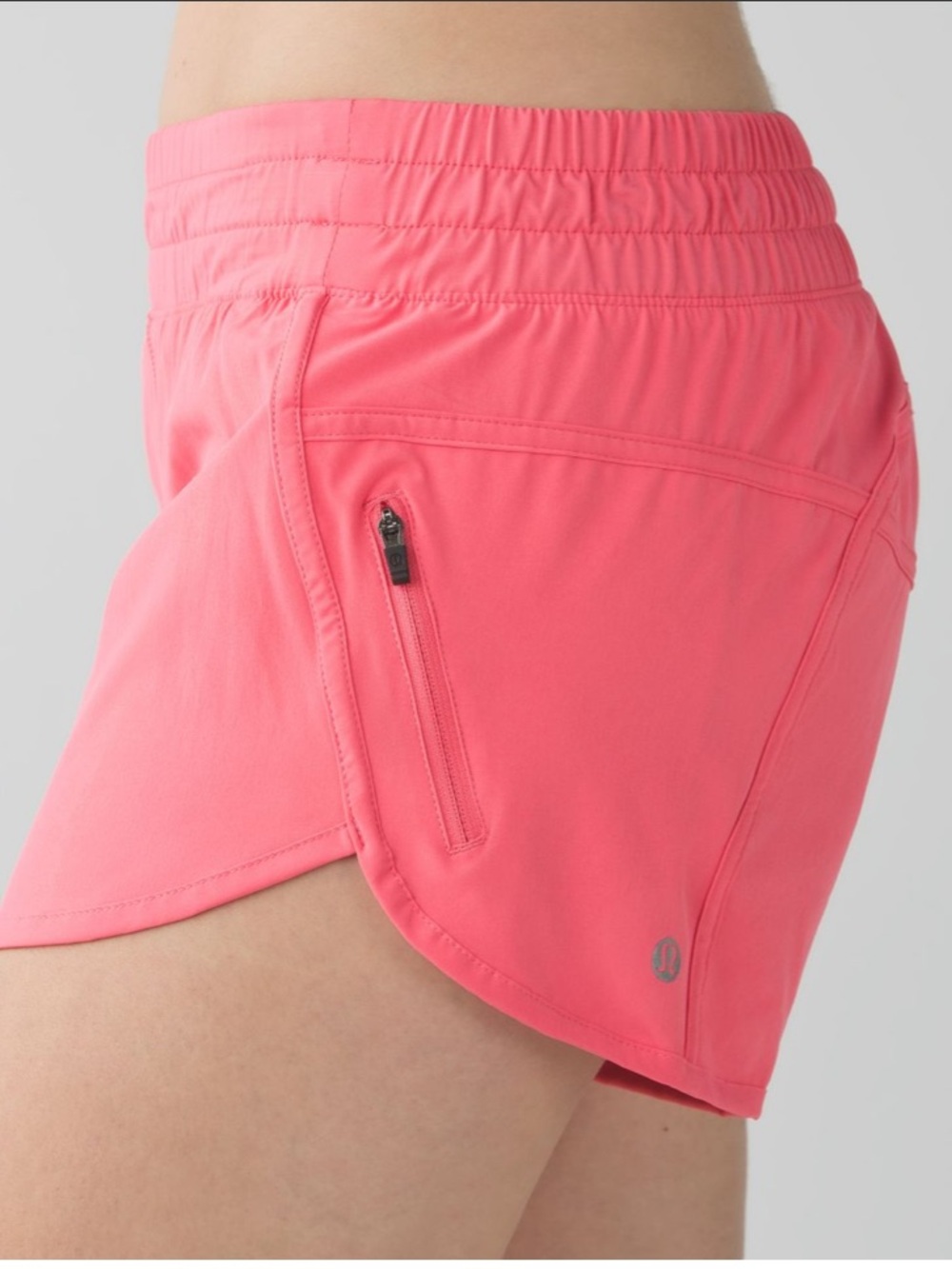 Lululemon Tracker Short III Pink Lemonade LR 4” EUC women’s 8 running lined